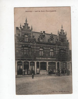 1 Oude Postkaart  DUFFEL   Paardenmarkt Café De Roos  Afspanning Statie Van Den Tram  1909 - Duffel