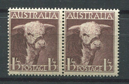 Australie ** N° 159 En Paire - Taureau De Hereford - Neufs