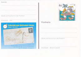 ESSEN PHILATELIC EXHIBITION, EUROPA CEPT- DISCOVERY OF AMERICA, PC STATIONERY, ENTIER POSTAL, 1992, GERMANY - Cartes Postales - Neuves