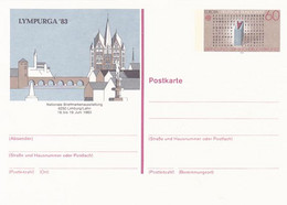LIMBURG PHILATELIC EXHIBITION, EUROPA CEPT, PC STATIONERY, ENTIER POSTAL, 1983, GERMANY - Cartes Postales - Neuves
