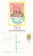 WORLD PHILATELIC MOVEMENT, STAMP PICTURE, PC STATIONERY, ENTIER POSTAL, 1978, GERMANY - Cartes Postales - Neuves