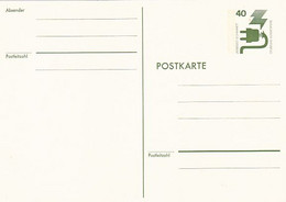 ACCIDENTS PREVENTION, PC STATIONERY, ENTIER POSTAL, UNUSED, GERMANY - Postcards - Mint