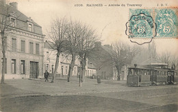 Raismes * 1907 * Arrivée Du Tramway * Tram * Villageois - Raismes