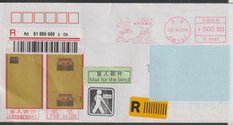 2021 - CHINA - Bedarfsbeleg "Reco-Mail For The Blind"  Gelaufen V. ? Nach Linz-AT (969 2 CN VR China) - Storia Postale