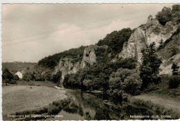 GUTENSTEIN BEI  SIGMARINGEN/HOHENZ    FELSENPARTIE  A.D. DONAU          2 SCAN  (VIAGGIATA) - Gutenstein