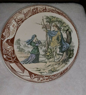 Assiette Sarreguemines Jeanne D'arc Au Bois Chesnu - Sarreguemines (FRA)