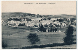 CPA - CRAPONNE (Haute Loire) - Vue Générale - Craponne Sur Arzon