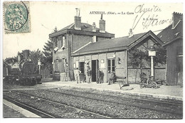 AUNEUIL - La Gare - TRAIN - Auneuil