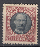 Denmark Danish Antilles (West India) 1907 Mi#46 Used - Dinamarca (Antillas)