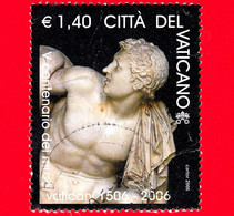 VATICANO - Usato - 2006 - 5º Centenario Dei Musei Vaticani - Laocoonte E I Suoi Figli (particolare) - 1,40 - Oblitérés