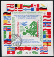 BULGARIA 1983  European Security Conference Block Used.  Michel Block 137 - Blocks & Kleinbögen