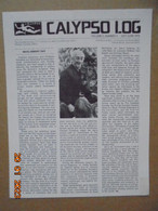 Cousteau Society Bulletin Et Affiche En Anglais : Calypso Log, Volume 3, Number 3 (May - June 1976) - Nature/ Outdoors