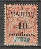 Tahiti N° 32A - Used Stamps