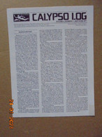 Cousteau Society Bulletin Et Affiche En Anglais : Calypso Log, Volume 4, Number 3 (May - June 1977) - Im Freien