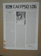 Cousteau Society Bulletin Et Affiche En Anglais : Calypso Log, Volume 4, Number 4 (July - August 1977) - Naturaleza