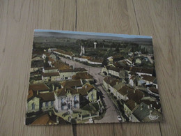 CPSM GF 52 Haute Marne Montigny Le Roi Place De Verdun Et école Ménagère Vue Aérienne - Montigny Le Roi