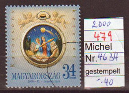 Weihnacht 2000  (479) - Used Stamps