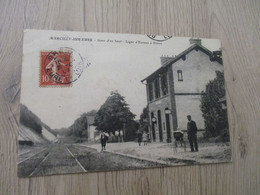 CPA 27 Eure Marcilly Sur Eure Gare D'en Haut Ligne D'Evreux à Dreux - Marcilly-sur-Eure