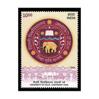 India 2022 Centenary Of The University Of Delhi 1v STAMP MNH - Other & Unclassified