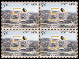 India 2022 50 YEARS OF STATE HOOD OF ARUNACHAL PRADESH, BIRDS Block Of 4 MNH As Per Scan - Other & Unclassified