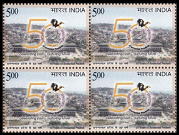 India 2022 50 YEARS OF STATE HOOD OF ARUNACHAL PRADESH, BIRDS Block Of 4 MNH As Per Scan - Altri & Non Classificati