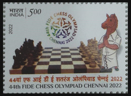 India 2022 4th FIDE Chess Olympiad Sports Games Horse Mascot MNH As Per Scan - Altri & Non Classificati
