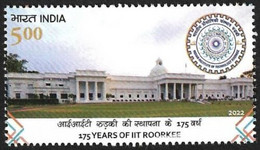 India 2022 IIT Roorkee , Engineering Science, Education Complete MNH As Per Scan - Other & Unclassified