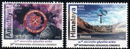India 2022 Geology Himalaya Amethyst Environment Nature Hammer MNH As Per Scan - Other & Unclassified