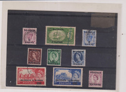 BAHRAIN-LOT TP N°53-73/4-80-83A-83B-89-90-93-OB-TB-1948 - Bahrein (...-1965)