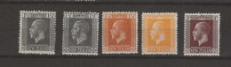 1916 MNH New Zealand Mi 150-54 Postfris** - Ongebruikt