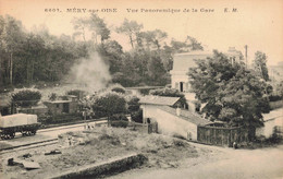 95 - MERY SUR OISE - S07969 - Vue Panoramique De La Gare - Train - L14 - Mery Sur Oise