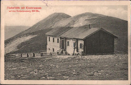 ! 1924 Alte Ansichtskarte Fischerhütte Mit Klosterwappen Auf Dem Hochschneeberg; Österreich - Schneeberggebiet