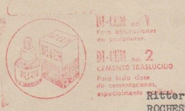 EMA METER STAMP FREISTEMPEL FRANQUEO MECANICO BUENOS AIRES CEMENTO  TRASLUCIDO O'NEILL DI-CEM - Franking Labels