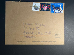 (1 N 49) 2 Letter Posted From USA To Australia (during COVID-19 Pandemic) (18 X 14,5 Cm) - Cartas & Documentos