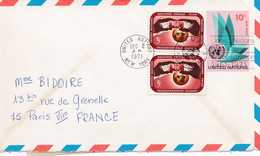 From New York To Paris - 1971 - Lettres & Documents