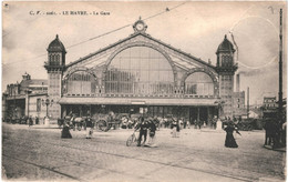 CPA  carte Postale France  Le Havre  La Gare 1917 VM62244 - Gare