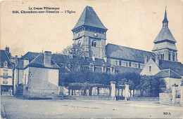 CPA - Chambon Sur Voueize - L'Eglise - Chambon Sur Voueize