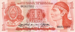 HONDURAS 1 LEMPIRA 1989 P 68c UNC NUEVO SC - Honduras