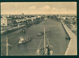 CLH232 - FIUMICINO ROMA IL PORTO CANALE ANIMATA BOAT BARCHE 1960 - Fiumicino