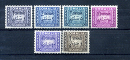 1950 Somalia AFIS S64 Segnatasse 1/6 MNH ** - Somalia (AFIS)