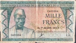 Guinea 1.000 Francs, P-15 (01.03.1960) - Fine - Guinee