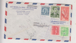 CUBA  HAVANA LA HABANA Registered Airmail Cover To Switzerland - Poste Aérienne