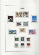 1985 MNH Canada Year Collection According To DAVO Album Postfris** - Années Complètes