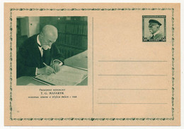 TCHECOSLOVAQUIE - Carte Postale (entier Postal) - Président T.G. MASARYK - Cartes Postales