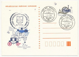TCHECOSLOVAQUIE - Carte Postale (entier Postal) - Praga 88 - Oblit Temporaire - Cartes Postales