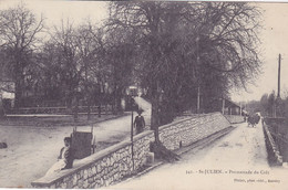 Cpa -74- St Julien -personnages- Promenade Du Cret - Edi Pittier N°341 - Saint-Julien-en-Genevois