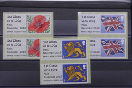 ROYAUME UNI - 6 Timbres De Distributeur ( En Paire ) - Neufs - L 138923 - Post & Go Stamps