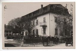 ROMONT Biel Hotel Sapins Pferde-Fuhrwerk Gel. 1939 Feldpost - Romont