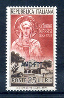 1953 Trieste Zona A S177 MNH **, 7° Centenario Della Morte Di S. Chiara D'Assisi - Neufs