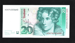 Allemagne République Fédérale, 20 Deutsche Mark, 1989-1999 Issue - 20 Deutsche Mark